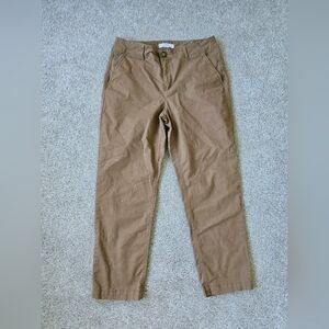 LOFT The Monroe Slim Tan Chinos Pants Sz 6